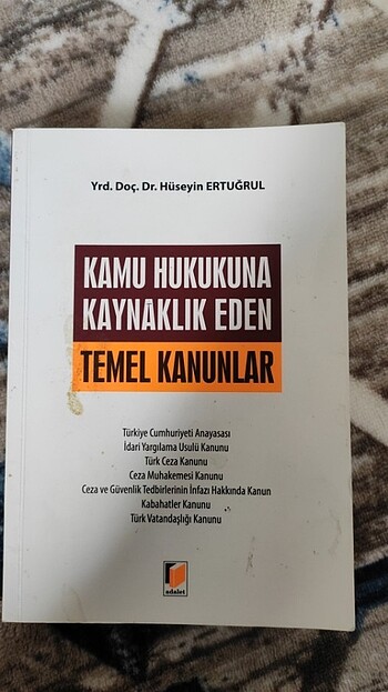 Kamu hukukuna kaynaklık eden temel kanunlar