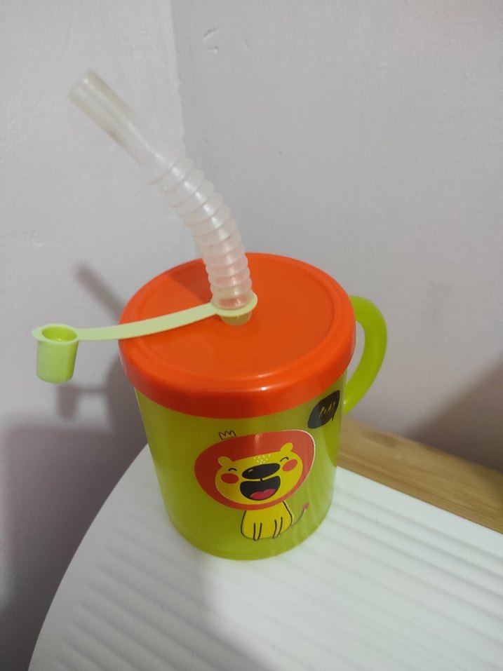 Renkli Aslan Desenli Çocuk Bardağı - Görsel 2