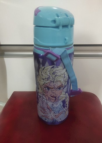 Frozen Temalı Mor Renkli Çocuk Suluk - Görsel 2