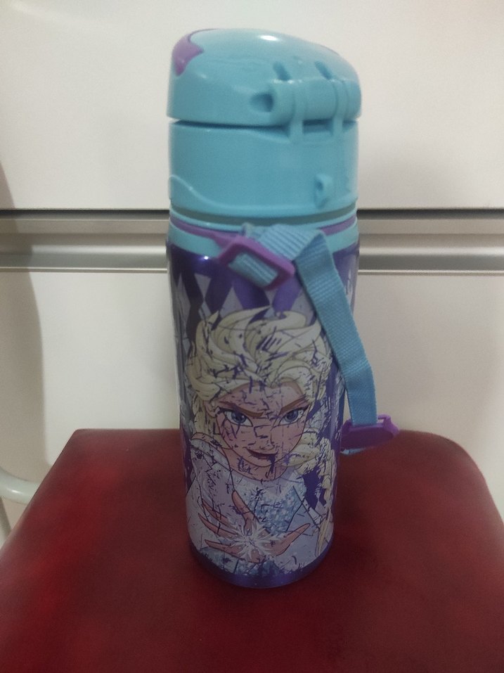 Frozen Temalı Mor Renkli Çocuk Suluk - Görsel 2