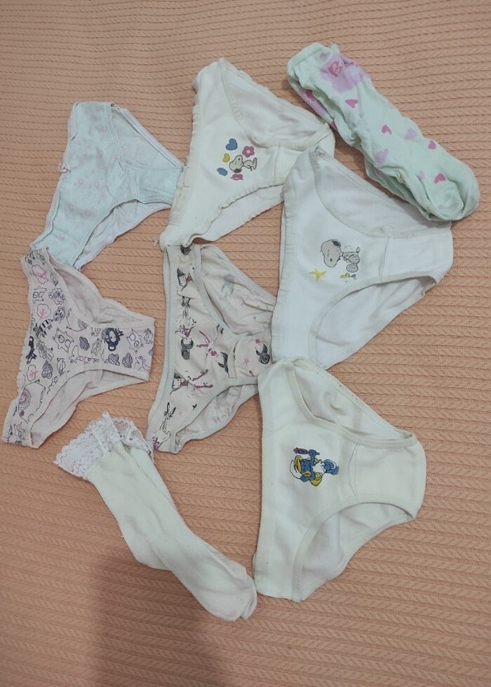 Kız çocuk külot ve çorap - Görsel 2