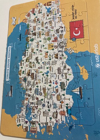  Beden Türkiye Haritası Çocuk Yapbozu
