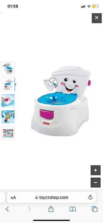 Fisher price eğitici tuvalet