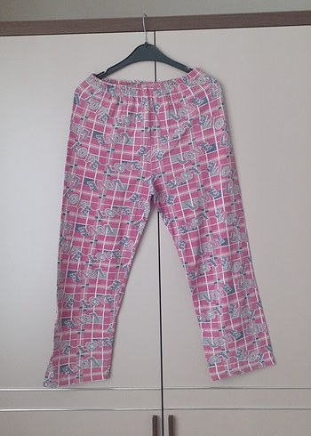 Pembe Renkli Salaş Kadın Kumaş Pantolon
