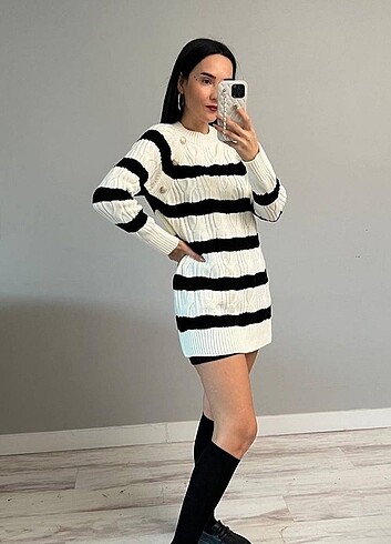 Çizgili model triko