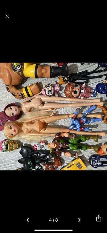  Beden Renk Miraculous,Winx,Barbie