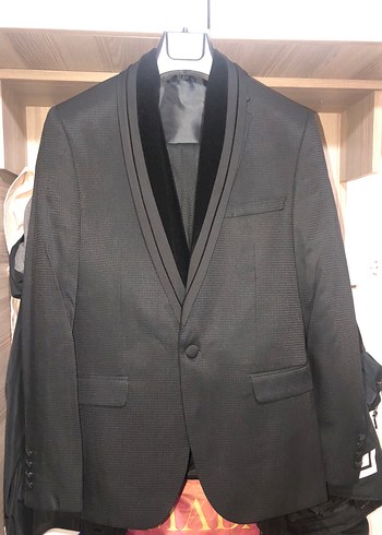 Siyah Klasik Damatlık - Görsel 5