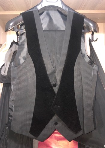 Siyah Klasik Damatlık - Görsel 6