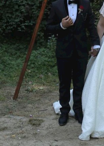 Siyah Klasik Damatlık - Görsel 2