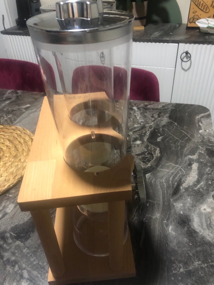 Ahşap Standlı Çift erzak çeşmesi - Görsel 2