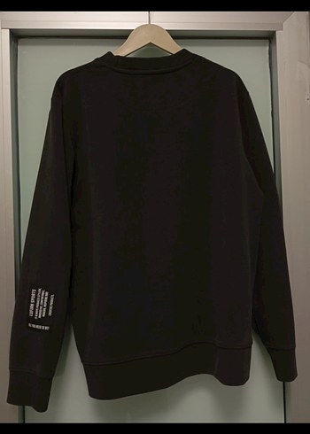 Erkek Bisiklet Yaka Baskılı Sweatshirt - Görsel 3