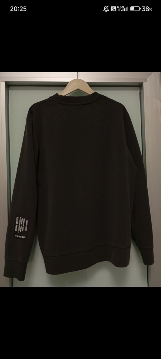 Erkek Bisiklet Yaka Baskılı Sweatshirt - Görsel 3