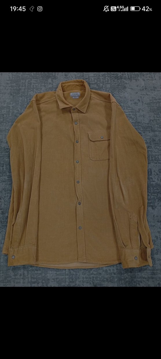 Kahve Erkek Gömlek - Görsel 4