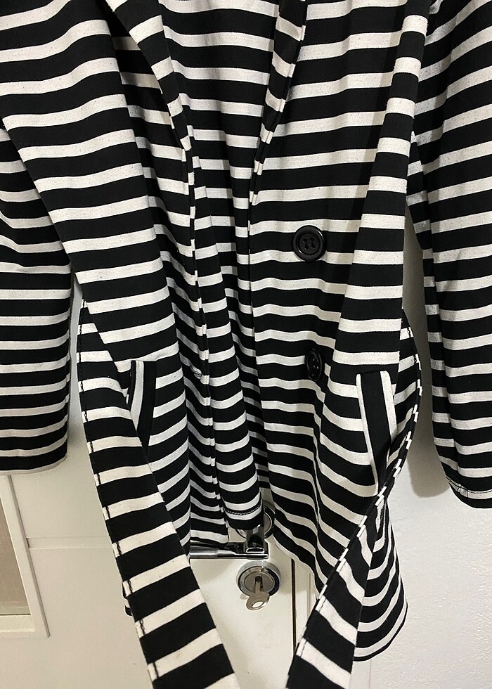 Çizgili ceket - Görsel 2