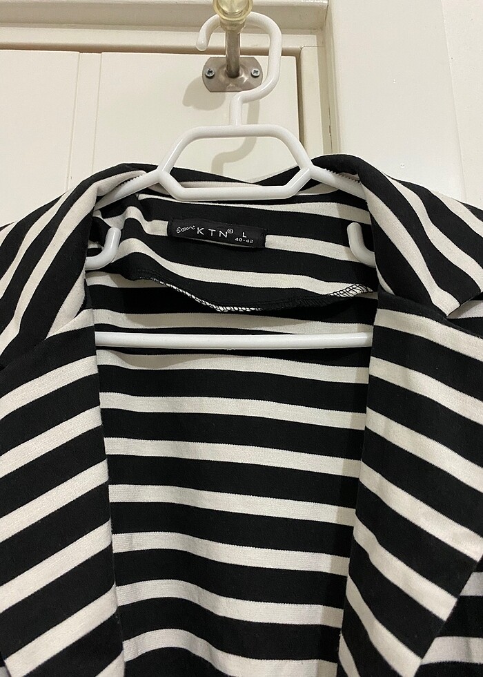 Çizgili ceket - Görsel 4