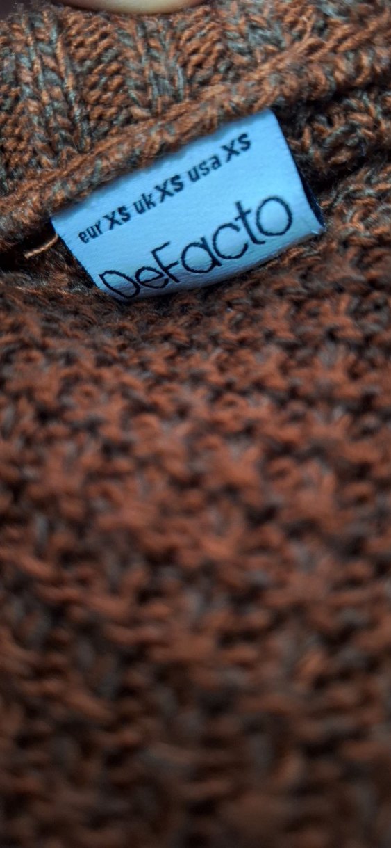 erkek Kirenit rengi Örgü Kazak - Görsel 2