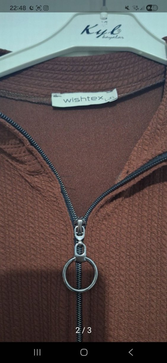 Kahverengi Kadın elbise - Görsel 2