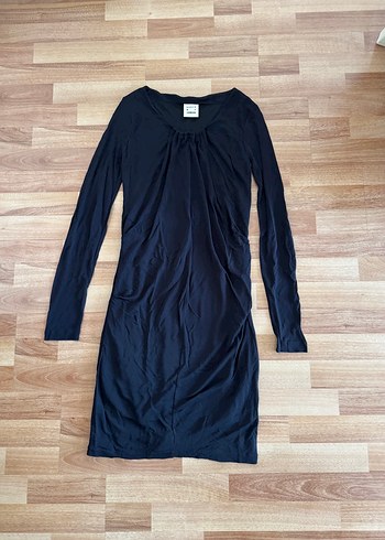 Siyah Uzun Kollu Elbise - Görsel 4