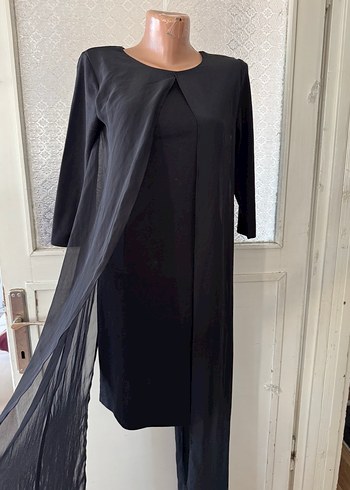 Koton tül detaylı elbise - Görsel 6