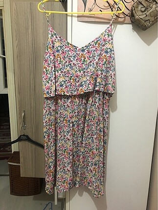 44 beden h&m marka yazlık elbise