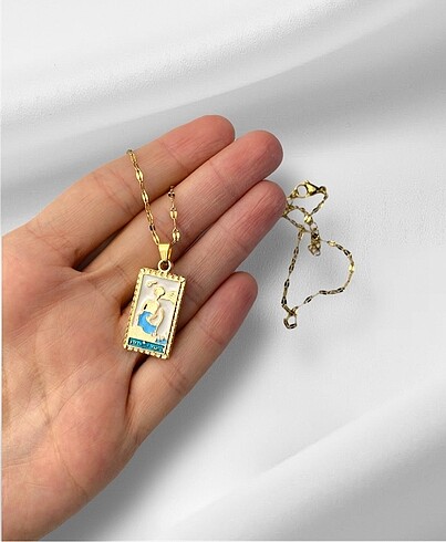  Beden çeşitli Renk Çelik Tarot Kart Şans Aşk Güç Sevgi Kolye