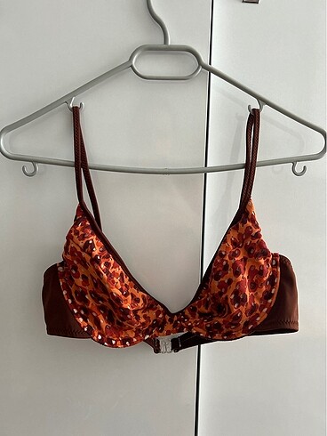 Diğer Desenli Bikini Takımı kahve -turuncu