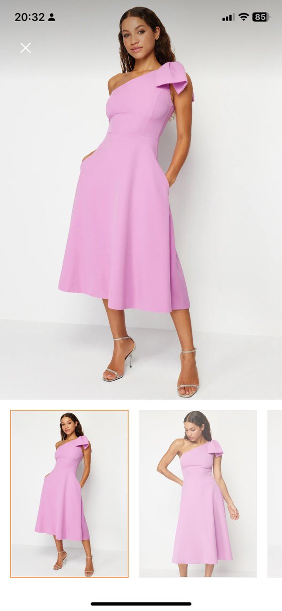 Trendyol & Milla Pembe Midi Etek - Görsel 2