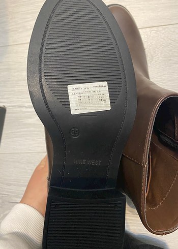 Kahverengi Deri Kadın Topuklu Bot - Görsel 3