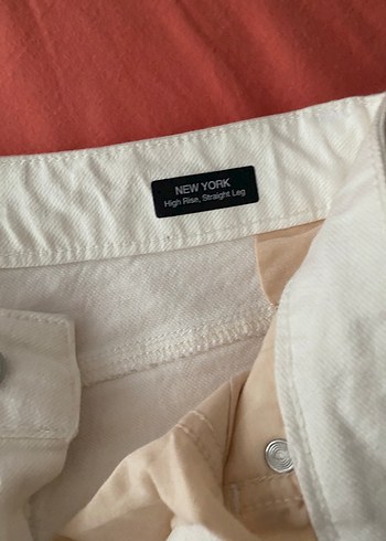 Beyaz Kadın Günlük Pamuk Pantolon - Görsel 6