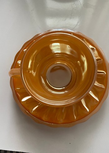 Parlak Bej Fincan ve Tabak Seti - Görsel 3