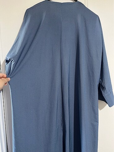 xl Beden mavi Renk Özel dikim abaya