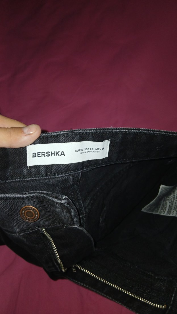 Kadın Siyah Bol Kesim Midi Kot Pantolon - Görsel 2