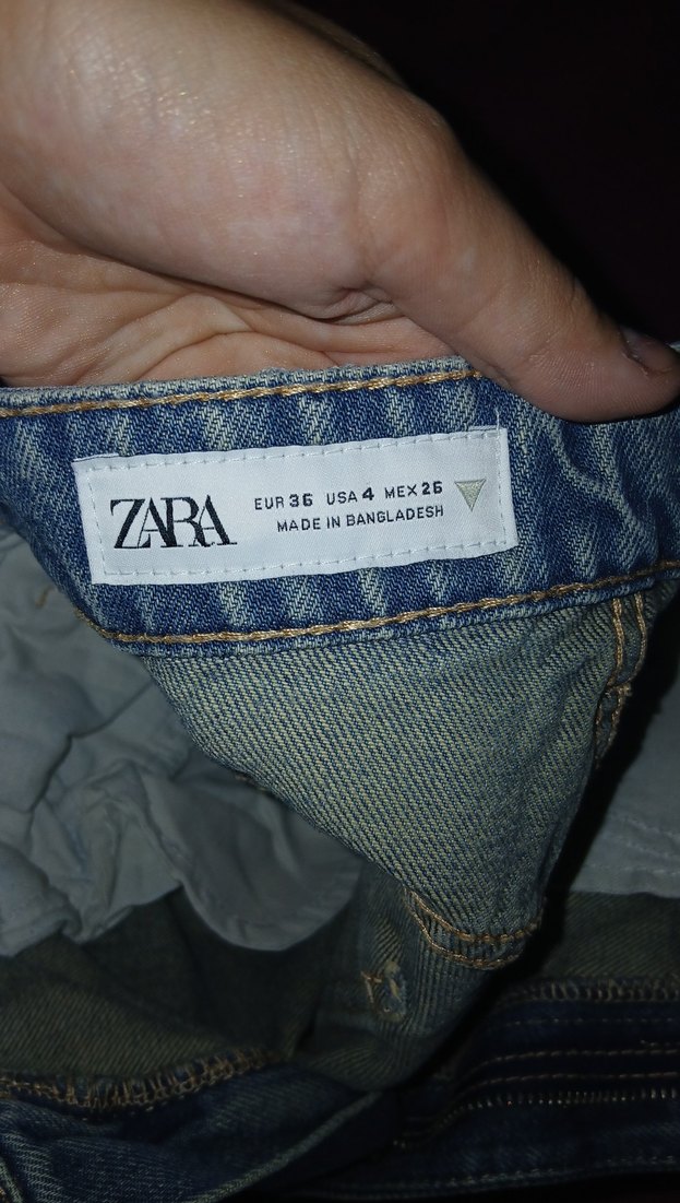 Mavi Midi Boy Rahat Kesim Kadın Kot Pantolon - Görsel 2