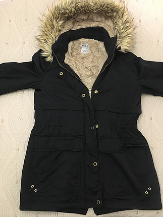 Siyah zara parka