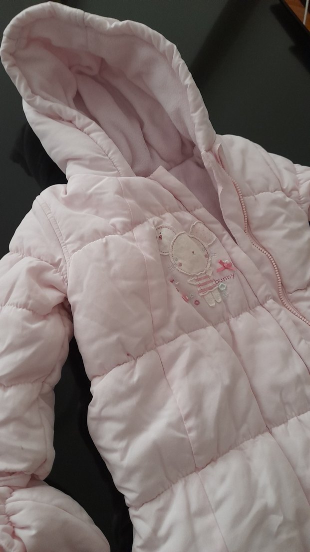 Pembe Fermuarlı Bebek Kız Tulumu - Görsel 2