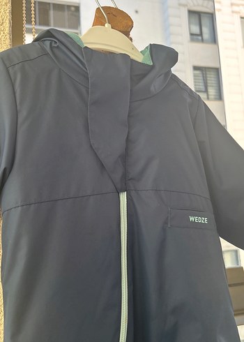 1,5 Yaş Beden Decathlon Gri Erkek Bebek Polar Kayak Tulumu
