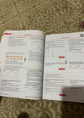 Oktet yayınları ayt kimya soru bankası - Görsel 4