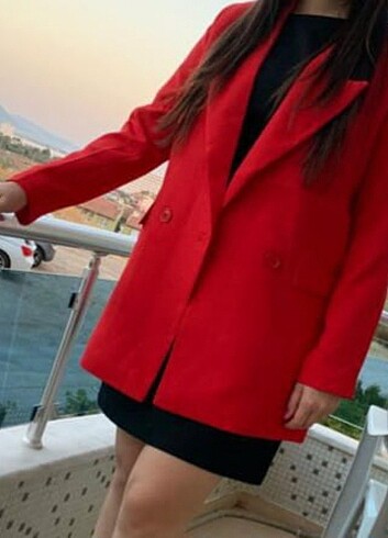 Kırmızı Blazer