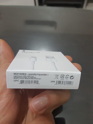 Apple orjinal şarj kablosu ve adaptörü