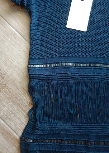 Püsküllü Kisa plaj elbisesi - Görsel 2