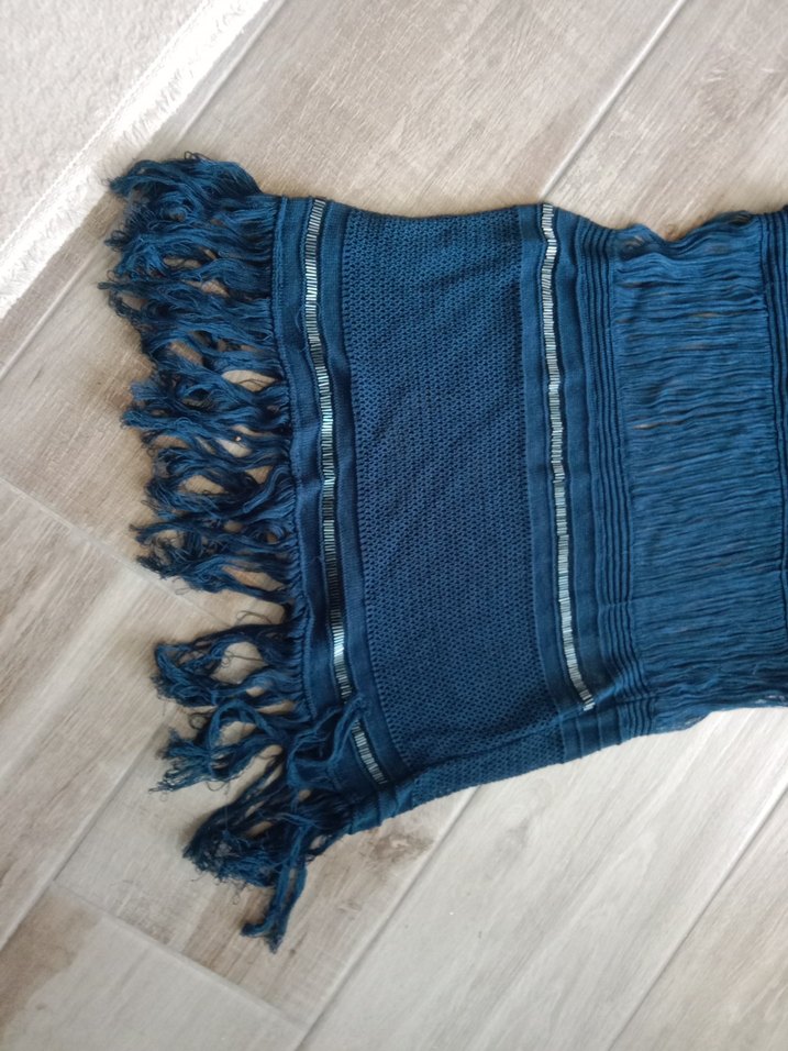 Püsküllü Kisa plaj elbisesi - Görsel 4