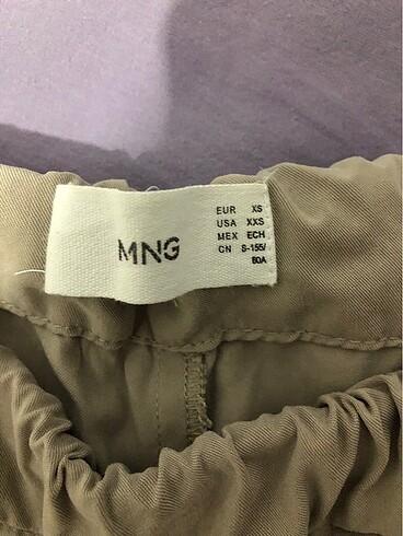 xs Beden Mango yazlık pantolon