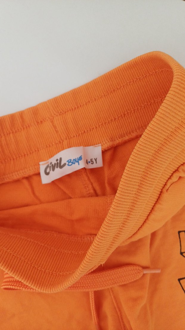 Turuncu Erkek Çocuk Şort - Görsel 3