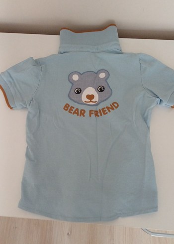 Mavi Kısa Kollu tişört - Görsel 2