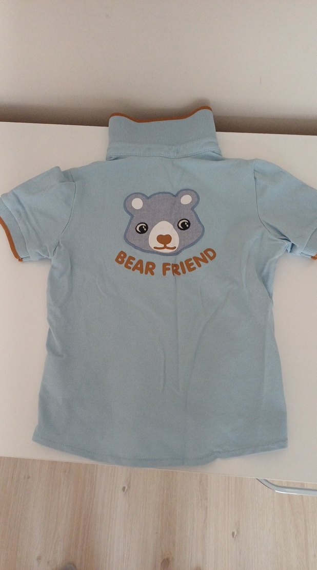 Mavi Kısa Kollu tişört - Görsel 2