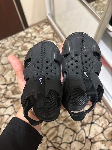 21 Beden Siyah nıke sandalet unisex