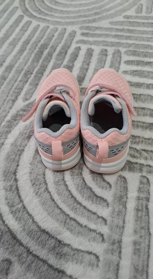 Kız Çocuk Pembe Yılan Desenli Spor Ayakkabı - Görsel 3