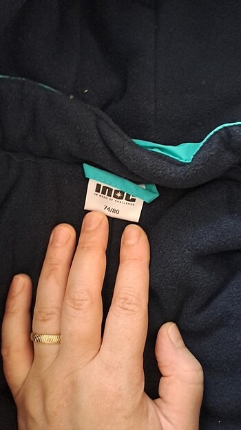12-18 Ay Beden yeşil Renk Cocuk kar tulumu