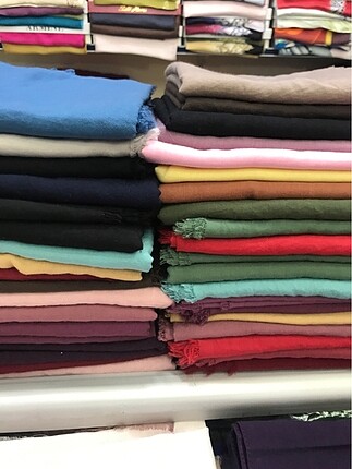 Pamuklu ütü gerektirmeyen şal - Görsel 5