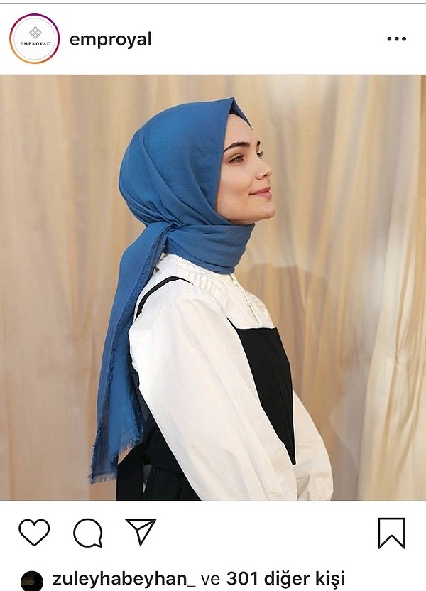 Pamuklu ütü gerektirmeyen şal - Görsel 3